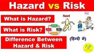 Hazard and Risk in Hindi  Whats the difference  Fire Safety Academy [upl. by Ellenahs396]