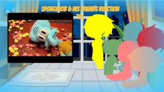 SpongeBob amp his friends reaction to The krusty krab pizza is disgusting GCRV read desc [upl. by Arrik]