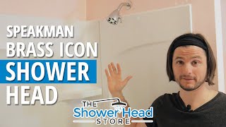 Review Speakman S2252 Brass Icon Fixed Shower Head [upl. by Notled]