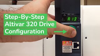 Altivar 320 Drive Configuration HMI Dial Speed Control Tutorial  Schneider Electric Support [upl. by Donal]