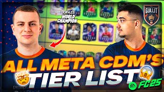 EA FC 25  All META CDM Tierlist [upl. by Klaus734]