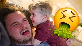 TODDLER VOMIT SURPRISE 😫 [upl. by Renckens392]