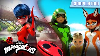 MIRACULOUS  🐞 Compilation 🐾 FULL EPISODES ▶️ Miraculer  Kwamibuster Season 3 [upl. by Lilyan]