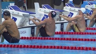 Swimming Mens 100m Backstroke Semifinals Replay  London 2012 Olympic Games [upl. by Lib]