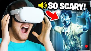 GHOST HUNTING in VR is SCARY Phasmophobia [upl. by Benioff]