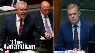 ‘I don’t care whether you’re happy’ Speaker snaps at Scott Morrison in fiery question time [upl. by Enorahs]