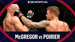 Conor McGregor vs Dustin Poirier Poirier stuns McGregor for 2nd round TKO  UFC 257  CBS Sports HQ [upl. by Ashwell430]