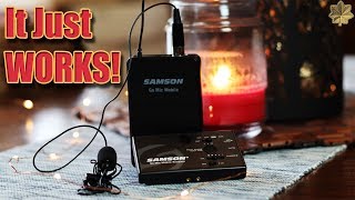 This Wireless Mic Works With Everything  Samson Go Mic Mobile  Review [upl. by Boardman]