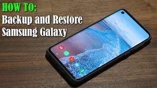 How to Backup and Restore your Samsung Smartphone Contacts Messages Settings etc [upl. by Olsson]