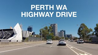 Perth Western Australia  Highway Drive [upl. by Ayatan]