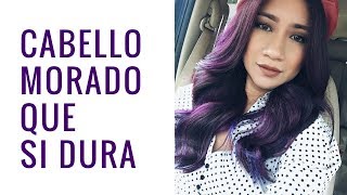 CABELLO MORADO 💜 tinte en casa cuidados y más detalles  JORYCK [upl. by Wall]