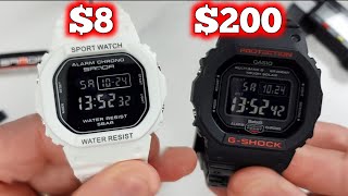 Can an 8 SANDA Really Compare to the Real Deal GShock  Sanda 293 Digital Watch review [upl. by Silvers]