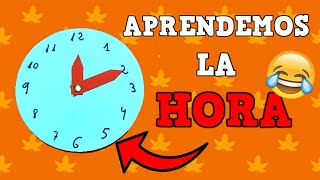 COMO HACER UN RELOJ DE CARTON PARA APRENDER LA HORACARDBOARD CLOCK TO LEARN THE TIME [upl. by Mailiw]