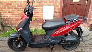 Brief look at my restricted Kymco Agility 50 scooter review [upl. by Michelsen]