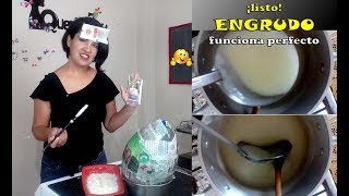 Como hacer Engrudo  how to make Engrudo  Flour Pasta [upl. by Hope399]