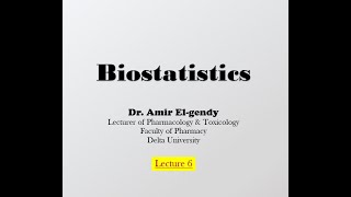 Biostatistics Lec 6  Inferential statistics [upl. by Mathe]