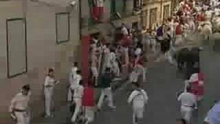 Pamplona bull run [upl. by Qidas720]