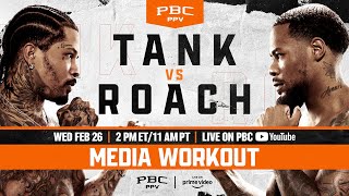 Tank vs Roach MEDIA WORKOUT  TankRoach [upl. by Hanleigh601]