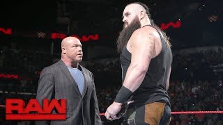 Braun Strowman is fired Raw Jan 15 2018 [upl. by Dyolf]