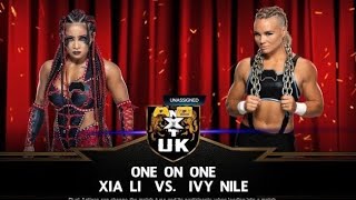 Xia Li v Ivy Nile  NXT UK [upl. by Avot]