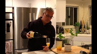 How To Make A Perfect Bellini from Venice Italy [upl. by Hanahs]