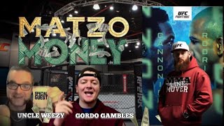 UFC Jared Cannonier vs Gregory Rodrigues Betting Predictions  Matzo Money ep 6 [upl. by Annavoj]