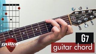 How to play the G7 chord  Beginner guitar lesson [upl. by Adnor]