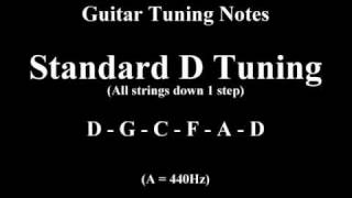 Guitar Tuning Notes  1 Step Down [upl. by Nnitsuj]