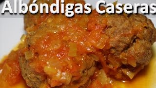 Receta De Albóndigas Caseras Fácil De Preparar [upl. by Nnaylrebmik919]