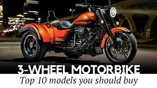 Top 10 Trikes and 3Wheel Motorcycles that Define Supreme Riding Comfort [upl. by Lennie]