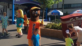 Hershey Park Mascot Dance Party Part 2 [upl. by Imojean]