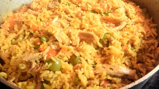 The Best Arroz Con Pollo One Pot Chicken and Rice Panamanian Style [upl. by Irmo]