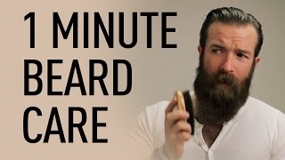 1 Minute Beard Grooming  Jeff Buoncristiano [upl. by Lopes]