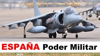 El Verdadero Poder Militar de ESPAÑA año 2021 [upl. by Ilrebmik]