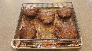 Air Fryer Hamburger Recipe  Best Method [upl. by Nosreip771]