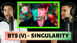 BTS V Singularity and Stigma REACTION [upl. by Ahseei]