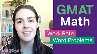 The 1 Most Common GMAT Math Word Problem  Work Rate [upl. by Queen]