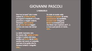 Pascoli  Lassiuolo [upl. by Aicert]