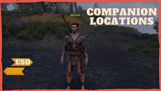 The Elder Scrolls Online Companion Quest Locations [upl. by Tnattirb253]