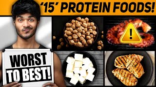 Top 15 ‘Protein Foods’ in India Ranked from Worst to Best  Tamil [upl. by Gifford]