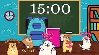 CLASSROOM 15 MINUTE TIMER [upl. by Yrelav]