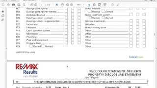 How to fill out a real estate Sellers Property Disclosure Statement [upl. by Powel]