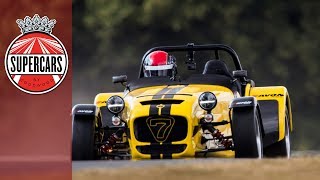 Insanely fast Caterham Seven 620R FOS hillclimb [upl. by Ardnola]