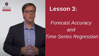 Forecast Accuracy amp Time Series Regression  SCMT 3623 [upl. by Ayoras474]