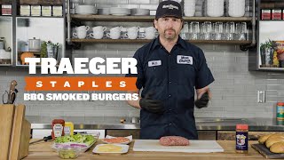 How to Grill Burgers with Matt Pittman from Meat Church BBQ  Traeger Staples [upl. by Athalie889]