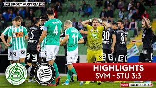 Highlights tipico Bundesliga 7 Runde SV Mattersburg  SK Sturm Graz 33 [upl. by Nimajeb]