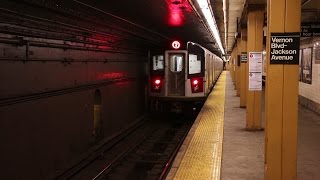 New York City Subway Trains Late Evening [upl. by Ahsina336]