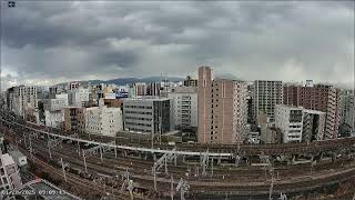 【2025127 2100  128 900】福岡・博多駅ライブカメラ  九州新幹線下り  福岡の天気  日の出  朝日 Hakata Station Fukuoka [upl. by Ree]