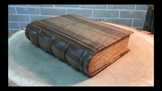 Unique wooden box in the form of a book [upl. by Theone]