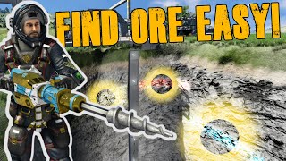 Quick Tips Finding Ore  Space Engineers [upl. by Leshia]